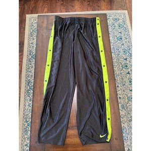 Neon green and black snap track pants outlet